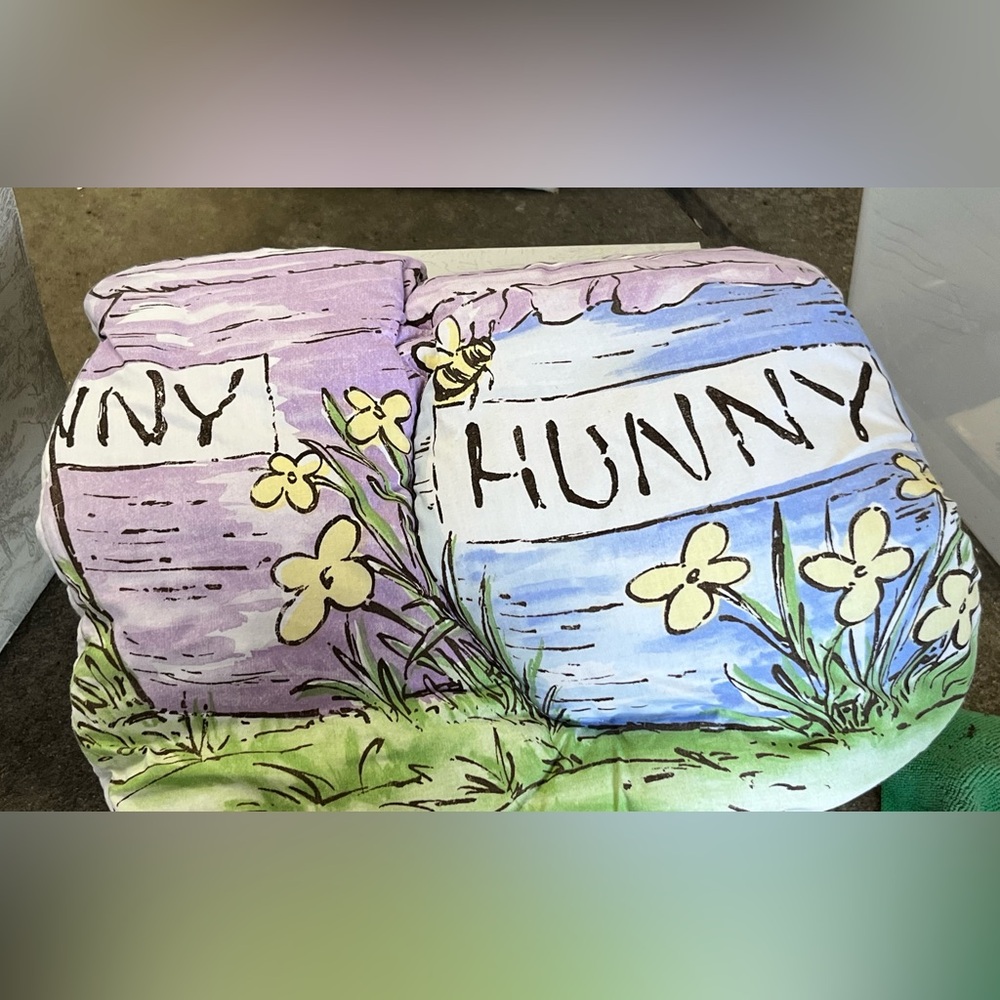 Vintage Winnie the Pooh Cushioned wall decor Hunny Pot